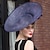 voordelige Hoeden &amp; Hoofdstukken-fascinators kentucky derby hoed vlas hoge hoed sinamay hoed bruiloft casual melbourne cup elegant romantisch brits met bloem hoofddeksel hoofddeksels