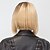 cheap Synthetic Trendy Wigs-Synthetic Wig Straight Straight Bob Wig Blonde Yellow Synthetic Hair Women&#039;s Middle Part Bob Ombre Hair Blonde EMMOR