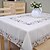 cheap Tablecloth-Linen Rectangular Table Cloth Floral Eco-friendly Table Decorations 1 pcs