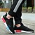 cheap Men&#039;s Athletic Shoes-Running Shoes Men&#039;s Shoes Casual Fabric Fashion Sneakers Running Shoes Black / Blue / Red