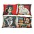 cheap Throw Pillows &amp; Covers-4 pcs Linen Natural / Organic Pillow Cover Pillow Case, Solid Colored Textured Modern Contemporary Office / Business Traditional / Classic