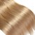 billige Hårforlengelse med feste-Klipp På Hairextensions med menneskehår Rett Ekte hår Hairextensions med menneskehår Dame Beige Blond