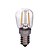 cheap LED Filament Bulbs-4pcs 1.5 W LED Filament Bulbs 100 lm E14 2 LED Beads COB Decorative Warm White 220 V / 4 pcs