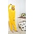 abordables Pyjamas Kigurumi-Adulte Accessoires d&#039;Halloween Bijoux de Vacances Pyjama Kigurumi Pika Pika Mosaïque Combinaison de Pyjamas Déguisement drôle Toison Flanelle Cosplay Pour Homme et Femme Noël Pyjamas Animale Dessin