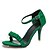 cheap Women&#039;s Sandals-Women&#039;s Sandals Casual Office &amp; Career Dress High Heel Sandals Summer Bowknot Buckle Stiletto Heel Open Toe Club Shoes Velvet Black Purple Green