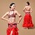 cheap Belly Dancewear-Belly Dance Outfits Women&#039;s Performance Polyester Sashes / Ribbons / Sequin / Ruffles Sleeveless Dropped Skirt