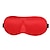 baratos Conforto para Viagens-Máscara de Dormir Descanso em Viagens Respirabilidade para Descanso em Viagens Respirabilidade Tecido-Preto Roxo Vermelho Azul Rosa claro
