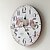 baratos Relógios de Parede Rústicos-Contemporâneo Moderno Madeira / Plástico AA Decoração Relógio de parede Sim
