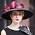 voordelige Feesthoeden-hoed Hoofdkleding Keper Bowler / Cloche hoed Zonnehoed Bruiloft Valentijnsdag Kentucky Derby Paardenrace Melbourne Cup Glam Elegant en luxueus Romantisch Met Vlinder Gesplitst Helm Hoofddeksels