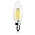お買い得  フィラメントLED電球-1個 4 W フィラメントタイプＬＥＤ電球 360 lm E14 C35 4 LEDビーズ COB 装飾用 温白色 クールホワイト 220-240 V / １個 / RoHs