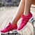 Χαμηλού Κόστους Sneakers Χορού-Γυναικεία Παπούτσια Χορού Αθλητικά Χαμηλό τακούνι Ύφασμα Λευκό / Μαύρο / Φούξια