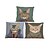 cheap Throw Pillows-3 pcs Linen / Natural / Organic Pillow Cover / Pillow Case, Solid Colored / Textured Casual / Retro / Traditional / Classic