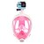 abordables Masques, tubas et palmes de plongée-Diving Mask Full Face Mask Underwater 180 Degree View Leak-Proof Waterproof Anti Fog Dry Top Single Window - Swimming Diving Scuba Silicone - For Adults Black Pink Blue