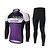 billige Klærsett for menn-XINTOWN Herre Langermet Sykkeljersey med tights Svart Lapper Sykkel Bukser Jersey Treningsdrakt Pustende 3D Pute Fort Tørring Ultraviolet Motstandsdyktig Refleksbånd sport Polyester Spandex Coolmax®