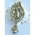 cheap Brooches-Gorgeous 4.33 Inch Gold-tone Topaz Rhinestone Crystal Flower Brooch Women Jewelry Art Deco