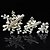 abordables Headpieces-Crystal / Alloy Headwear / Hair Clip / Wreaths with Floral 1pc Wedding / Special Occasion Headpiece