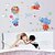 voordelige Muurstickers-Decorative Wall Stickers - Plane Wall Stickers Landscape / Animals / Romance Living Room / Bedroom / Bathroom