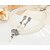 זול סטים של תכשיטים-בגדי ריקוד נשים סט תכשיטים מסוגנן עגילים תכשיטים לבן עבור חתונה Party אירוע מיוחד יומי קזו&#039;אל