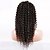 halpa Peruukit ihmisen hiuksista-Virgin-hius Liimaton puoliverkko Lace Front Peruukki Kerroksittainen leikkaus Keskiosa tyyli Brasilialainen Kinky Curly Luonto musta Peruukki 130% Hiusten tiheys 10-26 inch ja vauvan hiukset Muoti