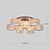 ieftine Montaj Flush &amp; Semi Flush-1-Light 100(39&quot;) Mini Style Flush Mount Lights Metal Acrylic Chrome Modern Contemporary 110-120V / 220-240V / E26 / E27