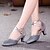 cheap Ballroom Shoes &amp; Modern Dance Shoes-Women&#039;s Dance Shoes Customized Materials Modern Shoes Heel Customized Heel Customizable Silver Gray / Purple / Gold / Indoor