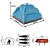 זול אוהלים וסככות-HIMAGET 3-4 אנשים אוהל משולש קמפינג אוהל חדר אחד אוהל אוטומטי שמור על חום הגוף עמיד ללחות מאוורר היטב יציבות עמיד למים ייבוש מהיר עמיד