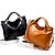 cheap Handbag &amp; Totes-Women&#039;s Leather Bags Handbags Top Handle Bag PU Leather Solid Colored Wedding Event / Party Sports Wine Black Brown