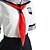 baratos Cosplay Anime-Estudante / Uniforme Escolar Fantasias de Cosplay Mulheres Uniformes Escolares Natal Dia Das Bruxas Carnaval Festival / Celebração Poliéster Azul / branco Mulheres Fácil Trajes de Carnaval Retalhos