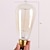 levne Klasické žárovky-délka 1 ks e27 40w st64 stmívatelná edison ozdobná žárovka teplá bílá