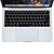 baratos Acessórios para teclados-xskn® pele alemão teclado de silicone para 2016 mais novo bar macbook não-Touch Pro com retina 13,3 / macbook 12 (us / layout eu)