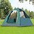 お買い得  テント-Shamocamel® 4人 自動テント アウトドア 防雨 抗紫外線 通気性 二重構造 キャンプテント 1500-2000 mm のために キャンピング
