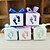 cheap Favor Holders-Creative Cubic Card Paper Favor Holder with Pattern Favor Boxes - 12