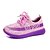 זול סניקרס לילדים-בנות רשת נעלי אתלטיקה ילדים קטנים (4-7) / ילדים גדולים (7 שנים +) נעליים זוהרות שרוכים סגול / אדום / כחול סתיו / TR