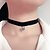 cheap Necklaces-Women&#039;s Choker Necklace Torque Tattoo Choker Necklace Heart Ladies Tattoo Style Fashion Lace Black Necklace Jewelry For Daily Casual