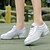 זול סניקרס לריקוד-נשים מודרני סינטתי נעלי ספורט חיצוני עקב נמוך לבן שחור 5 ס&quot;מ ללא התאמה אישית
