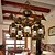 cheap Chandeliers-5-Light 75 cm Mini Style Designers Chandelier Metal Glass Painted Finishes Rustic / Lodge Vintage Retro 110-120V 220-240V