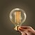 billige Glødelamper-1pc 40 W E26 / E27 G80 Varm hvit 2300 k Kontor / Bedrift / Dekorativ Glødende Vintage Edison lyspære 220-240 V