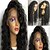 billige Lace-parykker af menneskehår-Human Hair Glueless Full Lace Full Lace Wig Layered Haircut With Bangs style Brazilian Hair Curly Wig 130% Density with Baby Hair Natural Hairline 100% Virgin Unprocessed Women&#039;s Medium Length Human