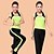 abordables Nouvelle dans-Femme Gris Vert Des sports Couleur Pleine Modal Ensembles de Sport Yoga Exercice &amp; Fitness Demi Manches Tenues de Sport Respirable Matériaux Légers Elastique