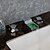 Недорогие Смесители для раковины в ванной-Ванная раковина кран - Водопад / LED Хром Разбросанная Две ручки три отверстия / Латунь