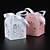 cheap Favor Holders-Cuboid Pearl Paper Favor Holder with Ribbons Favor Boxes - 50