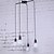 voordelige Eilandlichten-4-Light 36 cm ontwerpers Plafond Lichten &amp; hangers Metaal Geschilderde afwerkingen Retro 110-120V / 220-240V