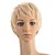cheap Synthetic Trendy Wigs-Synthetic Wig Wavy Wavy Pixie Cut With Bangs Wig Blonde Short Blonde Synthetic Hair Women&#039;s Side Part With Bangs Blonde