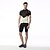 baratos Conjuntos de Roupa de Homem-XINTOWN Homens Mulheres Manga Curta Camisa com Shorts para Ciclismo Amarelo Rosa claro Moto Shorts Calças Camisa / Roupas Para Esporte Respirável Secagem Rápida Resistente Raios Ultravioleta Bolso