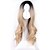 cheap Synthetic Trendy Wigs-Synthetic Wig Curly / Body Wave Blonde Asymmetrical Haircut Synthetic Hair Fashionable Design Blonde Wig Women&#039;s Long Capless