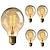 halpa Hehkulamppu-5kpl 40 W E26 / E27 G95 Lämmin valkoinen 2200-2800 k Retro / Himmennettävissä / Koristeltu Hehkulamppuinen vintage Edison-lamppu 220-240 V