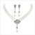 cheap Jewelry Sets-Crystal Jewelry Set Ladies Luxury Bridal Pearl Imitation Pearl Imitation Diamond Earrings Jewelry Silver For Wedding Party Casual Daily Masquerade Engagement Party