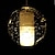 זול אורות תליון-10 cm LED מנורות תלויות מתכת זכוכית סגנון חלוד / בקתה וינטאג&#039; מודרני עכשווי