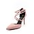 olcso Női magas sarkú cipők-Magassarkúak Szabadtéri Tűsarok Erősített lábujj Kényelmes PU Fekete Rózsaszín Zöld