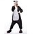 cheap Kigurumi Pajamas-Adults&#039; Kigurumi Pajamas Panda Animal Onesie Pajamas Polar Fleece Black Cosplay For Men and Women Animal Sleepwear Cartoon Festival / Holiday Costumes